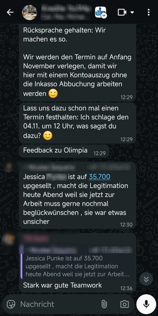 Freigegebene Auszahlung