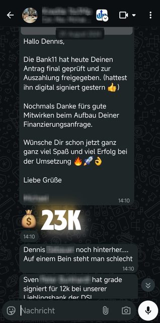 Freigegebene Auszahlung